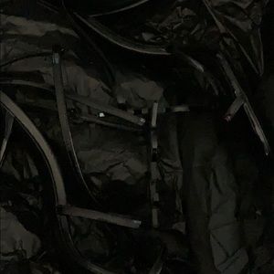 YSL black Cassandra heel